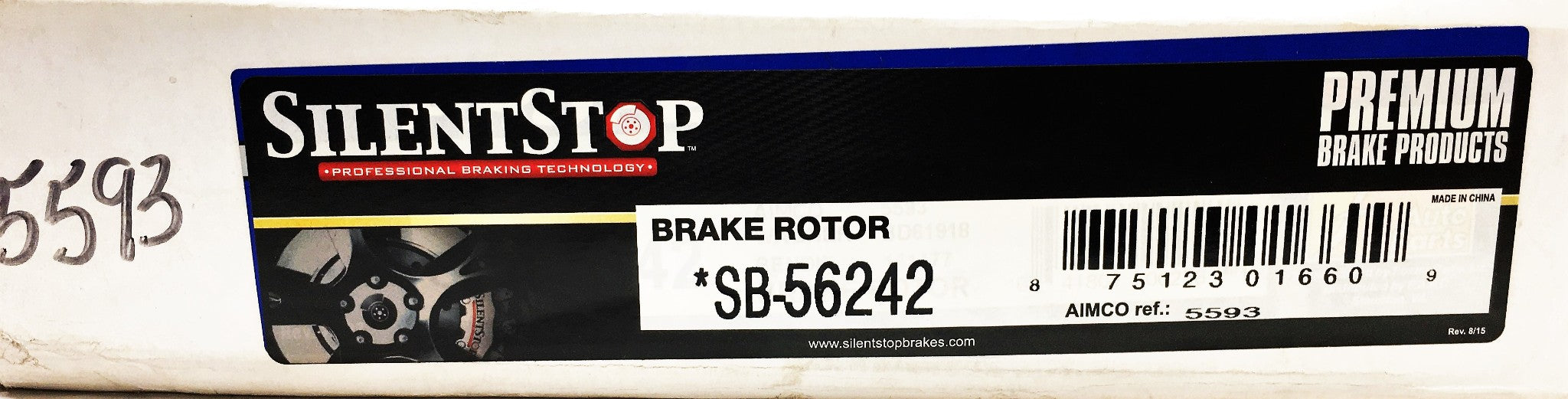 SilentStop Brake Rotor SB-56242 NOS