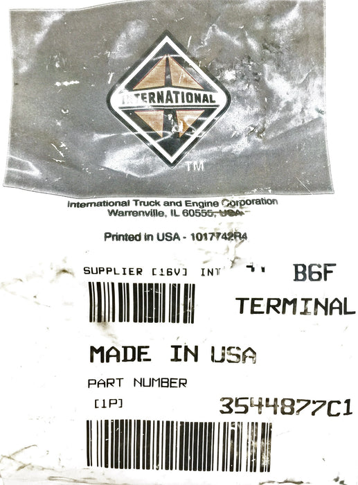 International/Navistar B6F Terminal 3544877C1 [Lot of 20] NOS