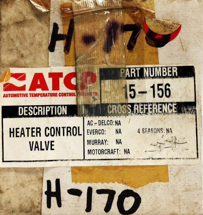 ATCP Heater Control Valve 15-156 NOS