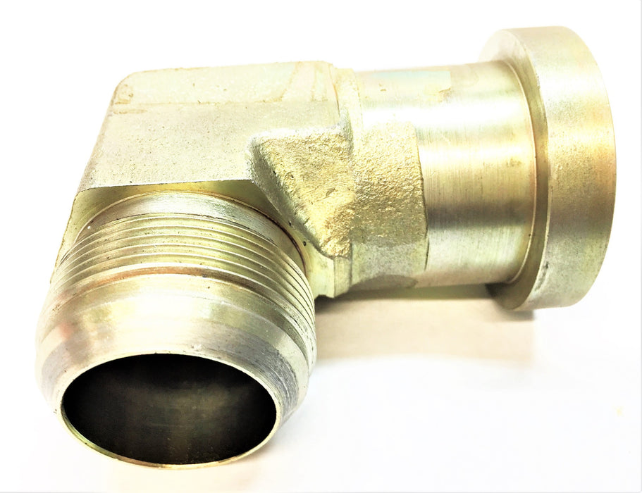 EATON WEATHERHEAD 1-1/2" x 1-1/2" 90-Degree Split Flange Adaptor 69024 NOS