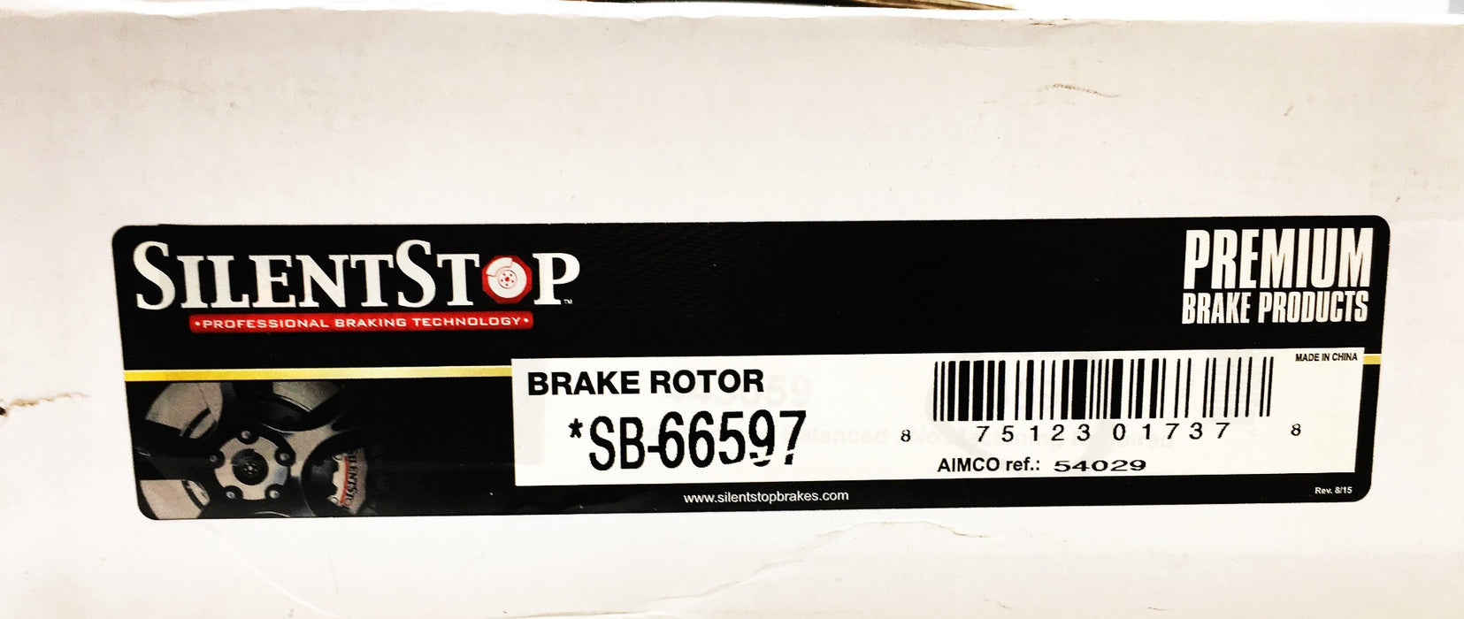 SilentStop Brake Rotor SB-66597 NOS