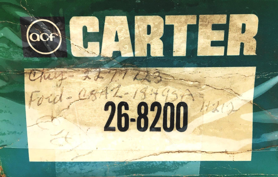 Carter Heater Control Valve 26-8200 (H-212) NOS