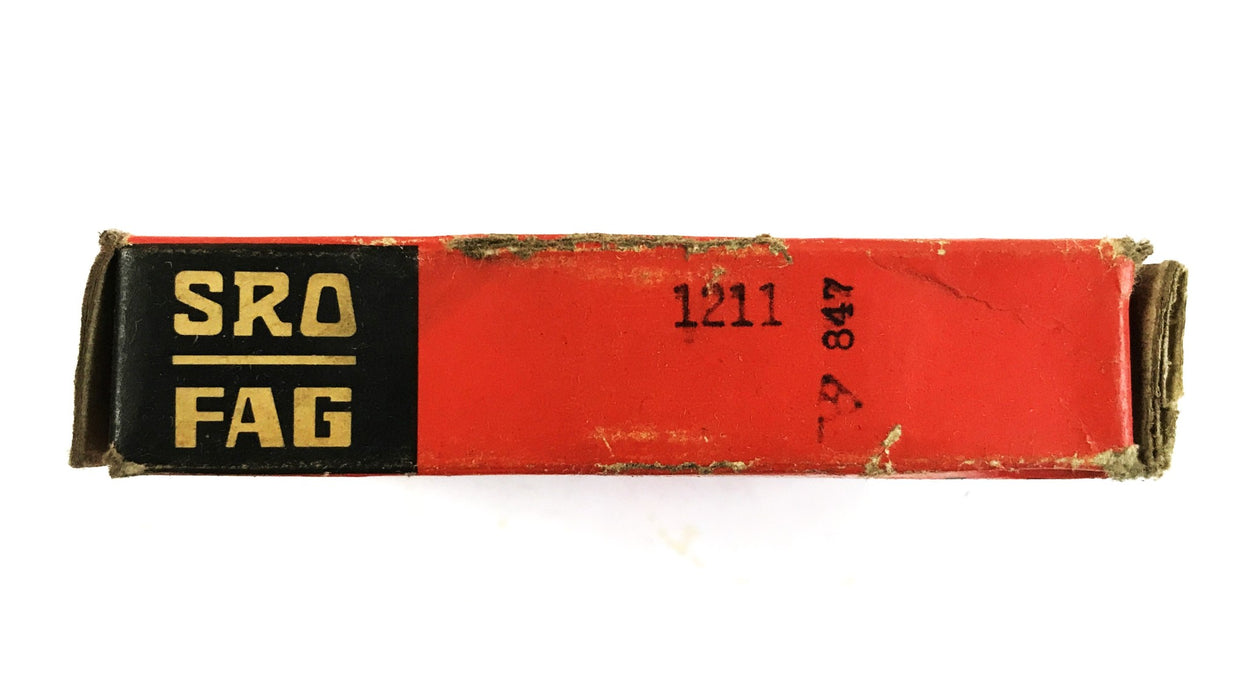 FAG Self-Aligning Ball Bearing 1211 NOS
