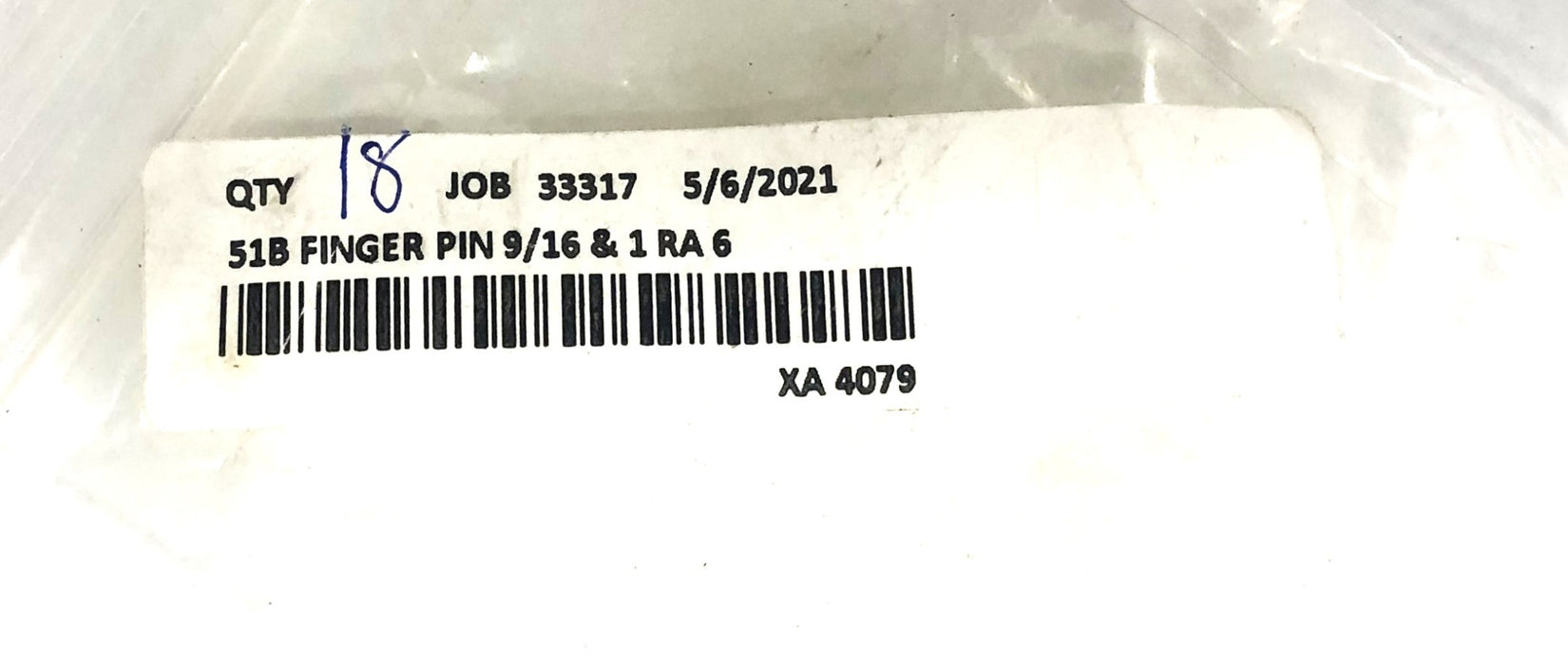 Acme-Gridley 9/16X1 Inch 51B 1 RA 6 Finger Pin XA-4079 [Lot of 4] NOS