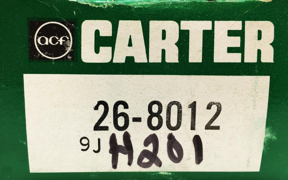 Carter Heater Control Valve 26-8012 (H-201) NOS