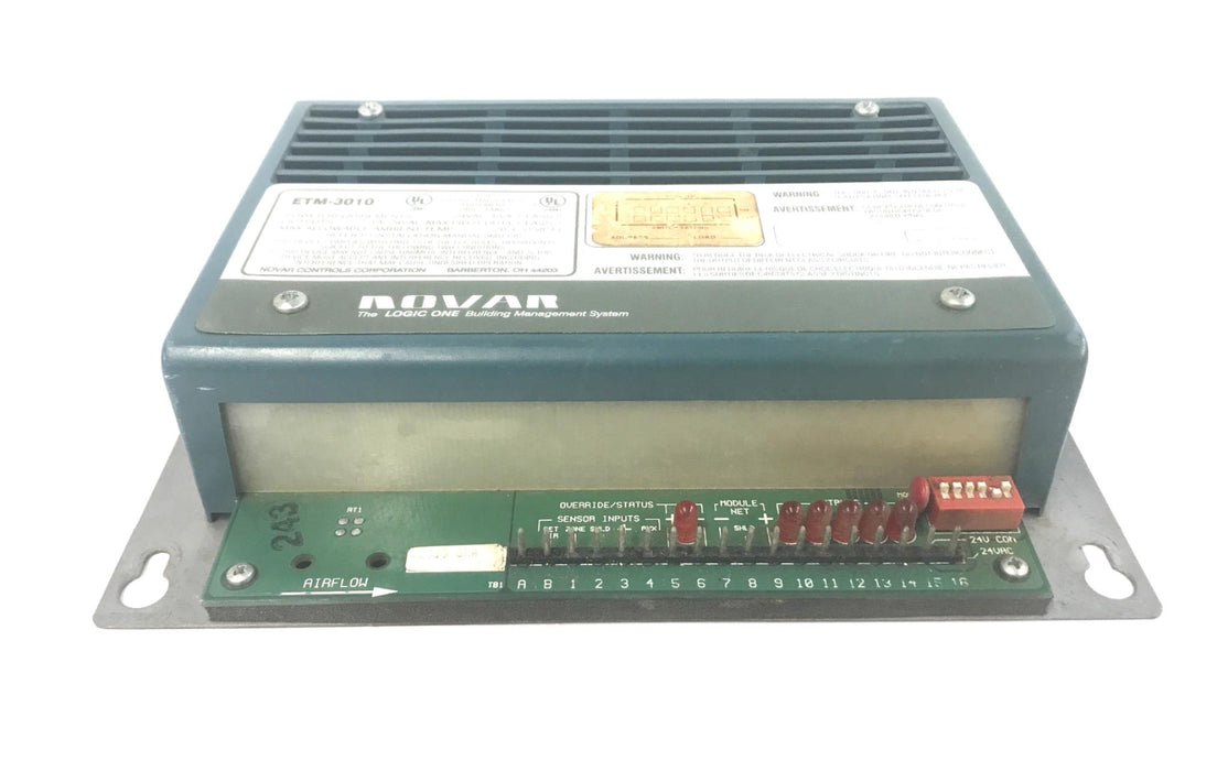 Novar Controls ETM-3010 Thermostat Controller (GRA/V4.8) 732031000 USED