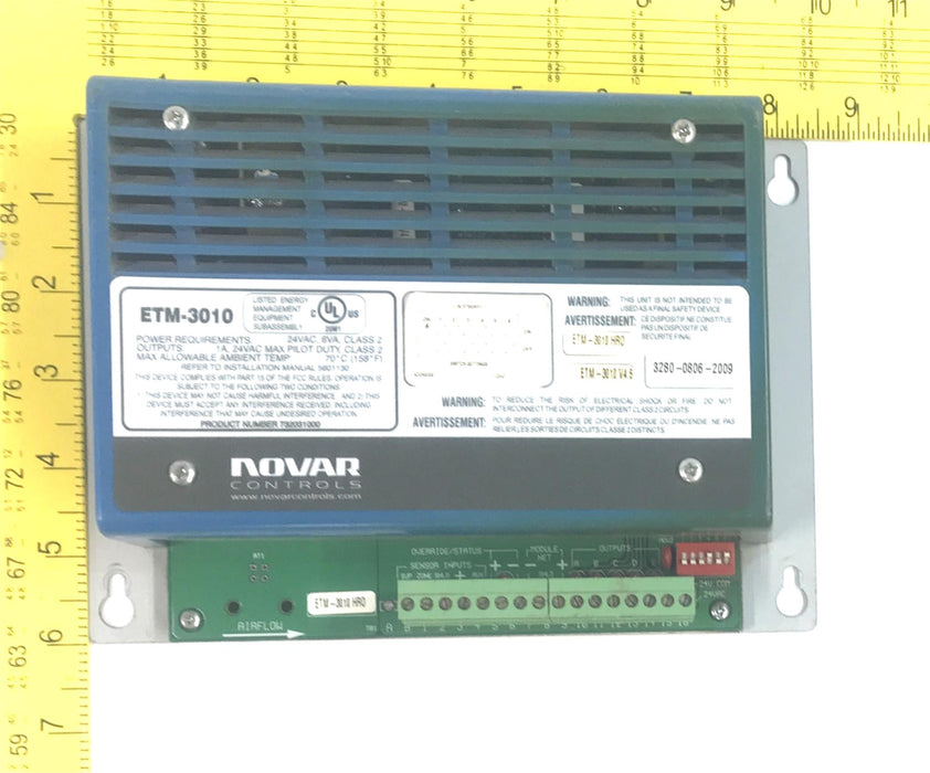 Novar Controls ETM-3010 Thermostat Controller (HRO/V4.8) 732031000 USED
