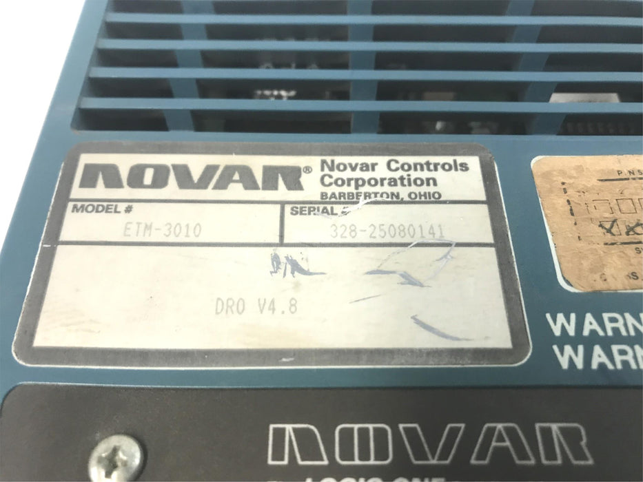 Novar Controls ETM-3010 Thermostat Controller (ETM3010DRO/V4.8) 732031000 USED