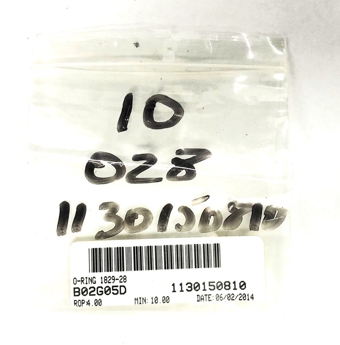 Unbranded 1-3/8X1-1/2X1/16 Inch O-Ring 028 [Lot of 10] NOS