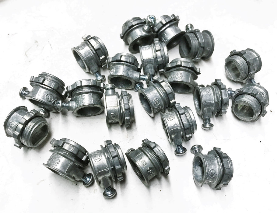 Unbranded 3/8" Conduit Connector [Lot of 20] NOS