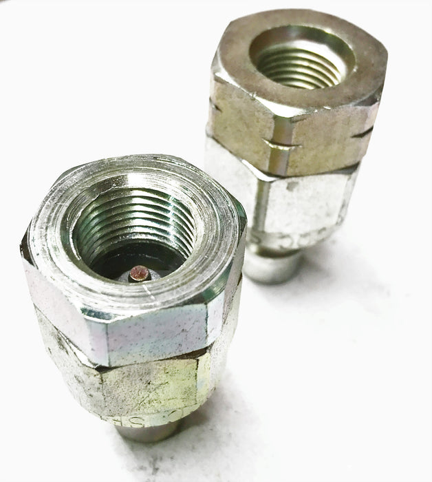 PCC "Series V" 3/8 Coupler Nipple VHN-6-6 [Lot of 2] NOS