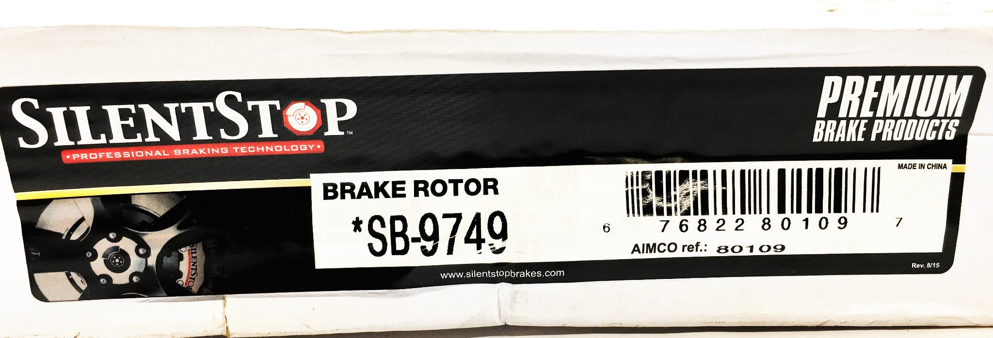 SilentStop Brake Rotor SB-9749 NOS