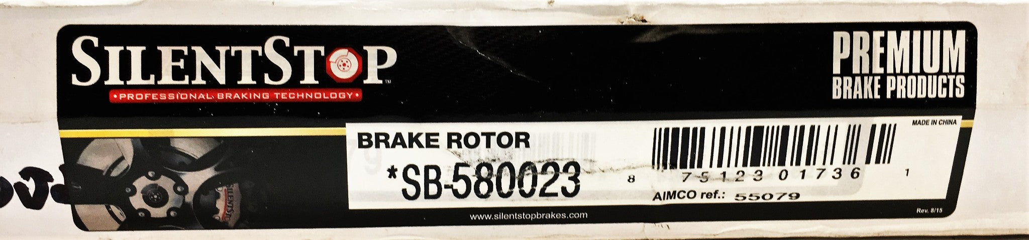SilentStop Brake Rotor SB-580023 NOS
