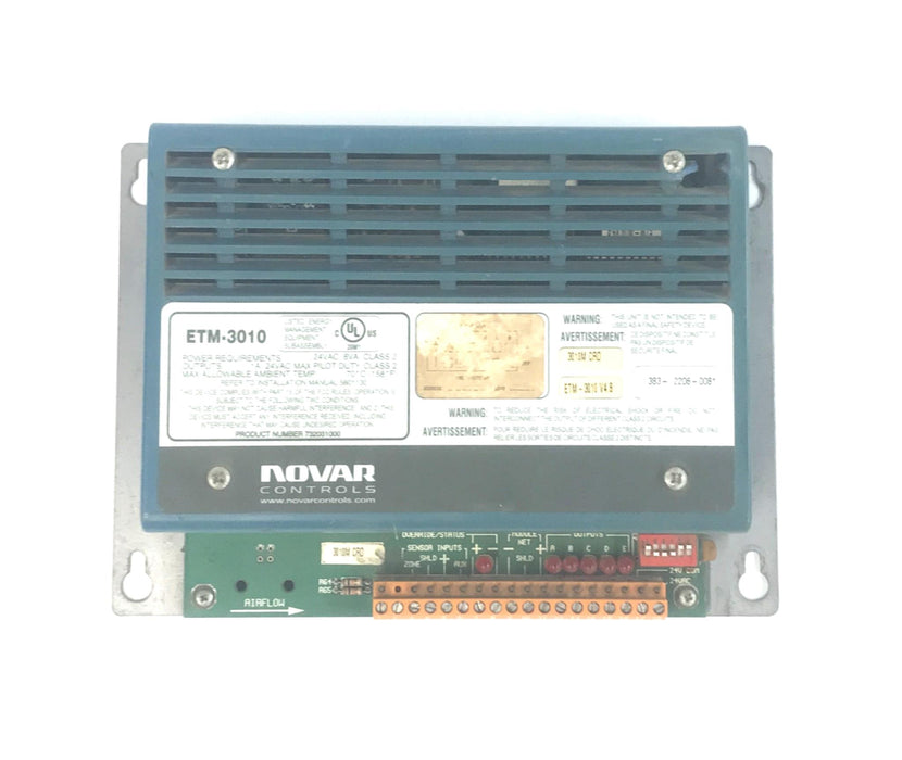 Novar Controls ETM-3010 Thermostat Controller (3010M CRD/V4.8) 732031000 USED