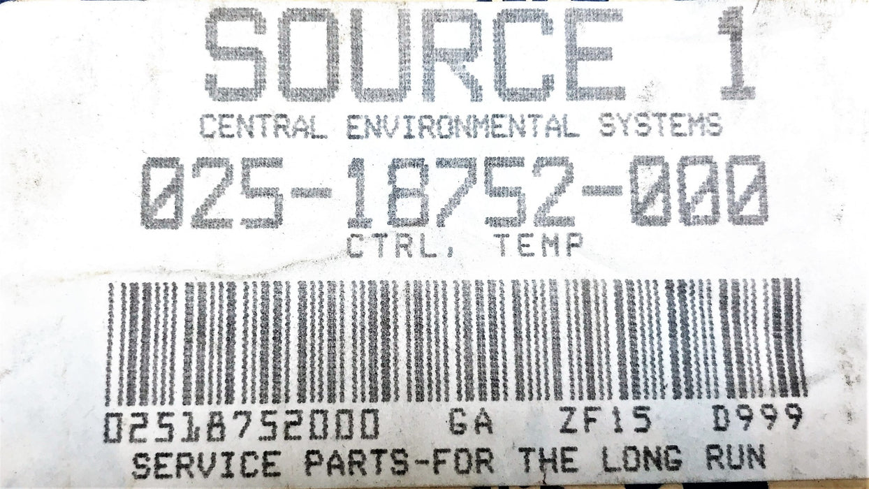 York 4-Stage Solid State Temperature Controller 025-18752-000 NOS