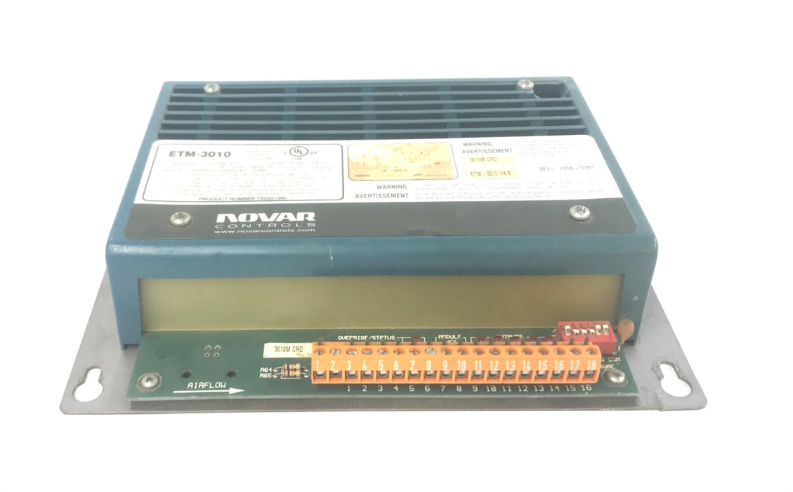 Novar Controls ETM-3010 Thermostat Controller (3010M CRD/V4.8) 732031000 USED