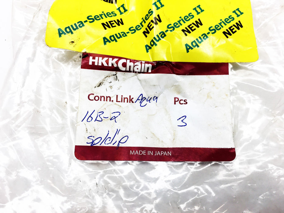 HKK Chain Aqua Series II Connecting Link 16B-2 (16-B) [Lot of 2] NOS