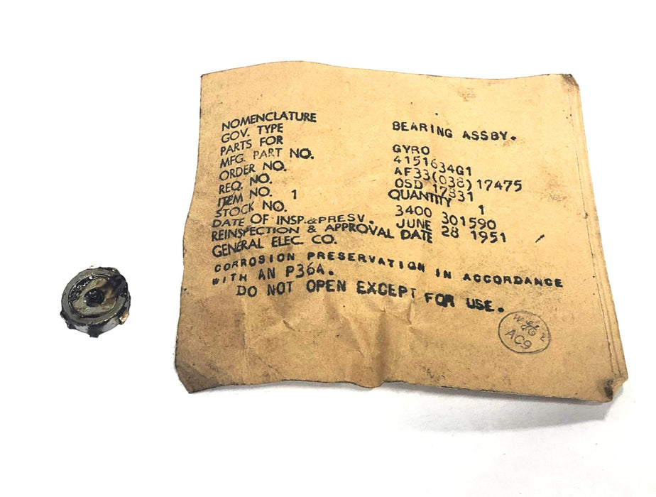 Unbranded Closed Thrust Ball Bearing 4151634G1 NOS