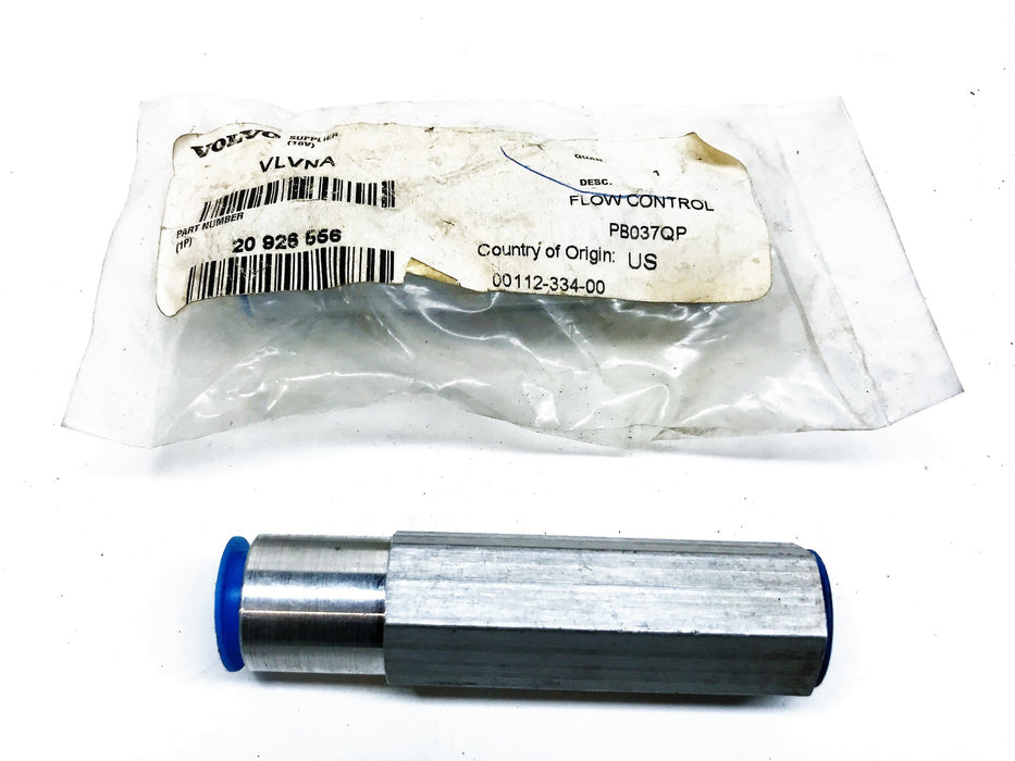 Volvo Construction OEM Flow Valve RM 20925956 NOS