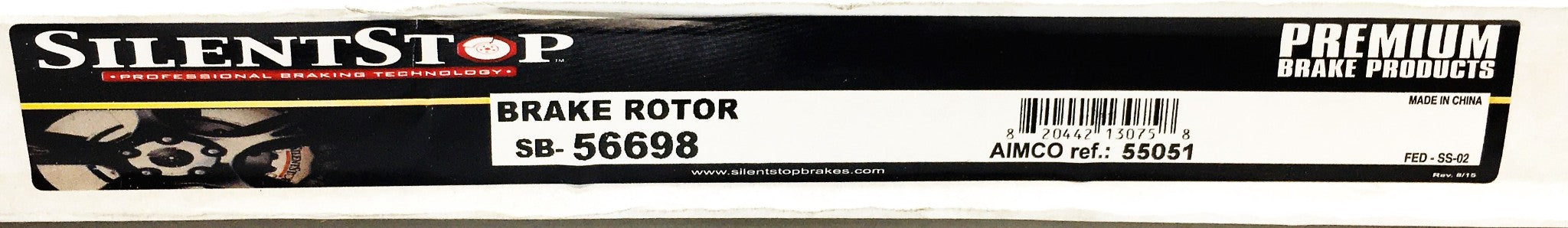 SilentStop Brake Rotor SB-56698 NOS