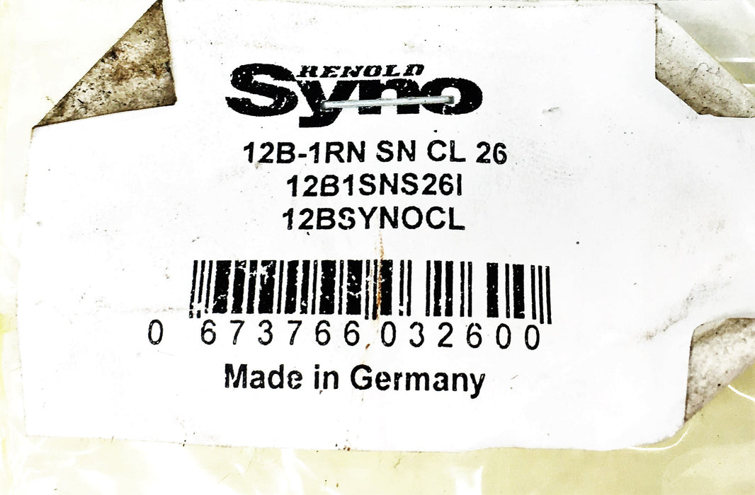 Renold Syno Roller Chain Connecting Link 12B-1RN SN CL 26 [Lot of 2] NOS