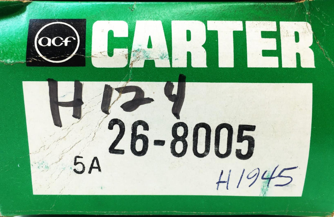 Carter Heater Control Valve 26-8005 NOS