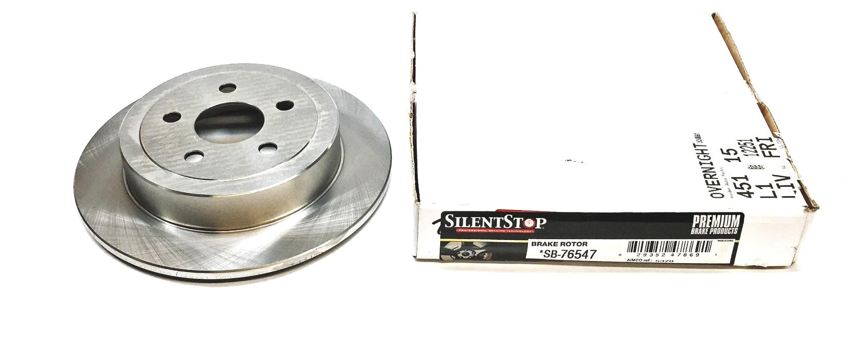 SilentStop Brake Rotor SB-76547 NOS