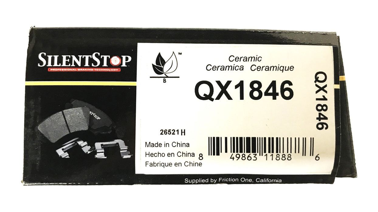 Silent Stop Semi-Metallic Brake Pad Kit QX1846 NOS
