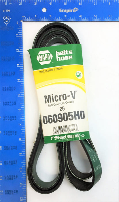 NAPA FleetRunner Micro-V Belt 060905HD (25060905HD) NOS