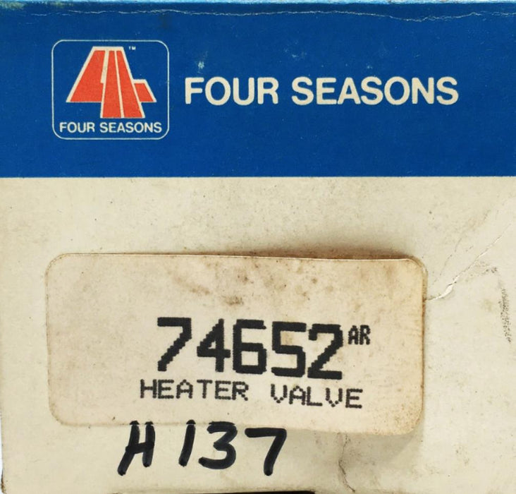 Four Seasons Heater Control Valve 74652 NOS
