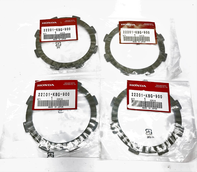 Honda OEM Clutch Friction Disc 22201-KBG-900 [Lot of 4] NOS