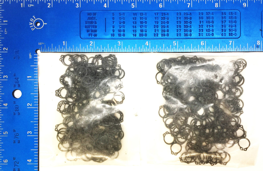 Unbranded 3/8" External Retaining Ring Pack #37 (200pcs) [Lot of 2] NOS