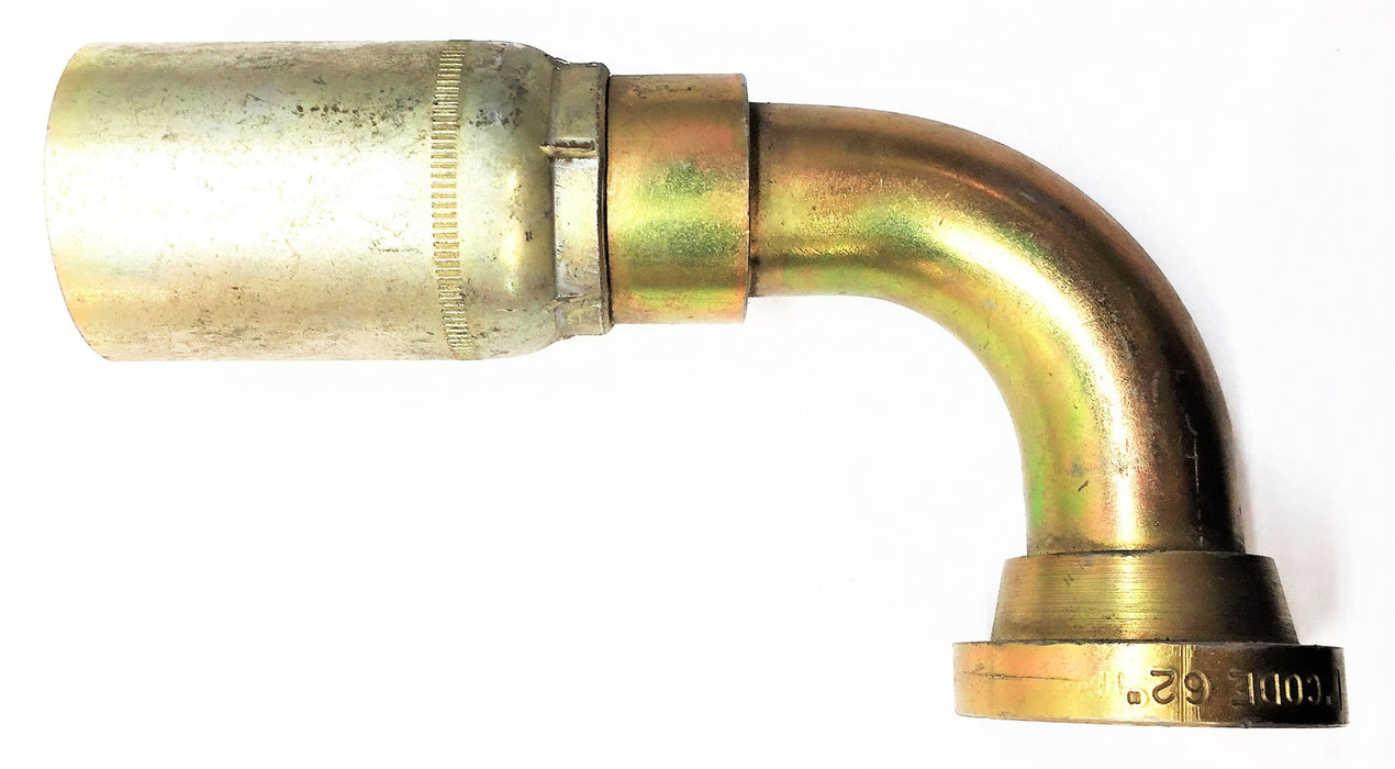 EATON WEATHERHEAD Coll-O-Crimp Split Flange 90 Degree Pipe Elbow 47016E-D76 NOS