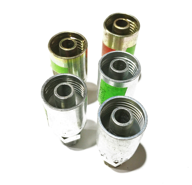 Eaton Weatherhead Straight Hydraulic Hose Fitting 08U-106 [Lot of 5] NOS