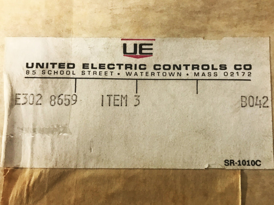 United Electrical Controls Temperature Controller E302-4BC-8659 NOS