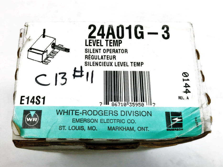 White Rodgers Thermal Electric Heat Relay 24A01G-3 NOS