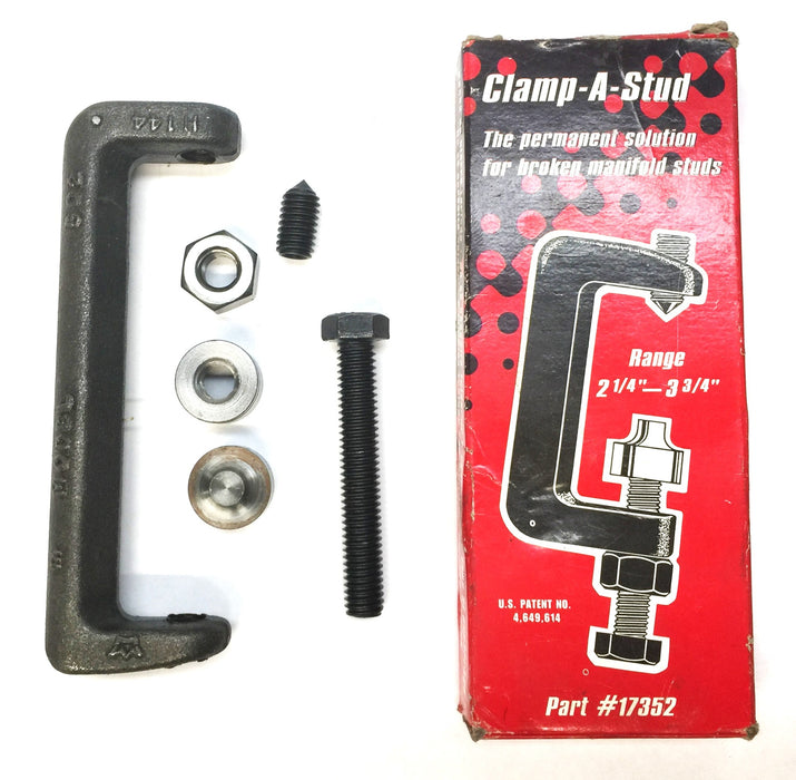 Clamp-A-Stud 2-1/4"-3-3/4" Broken Manifold Stud Remover Tool 17352 NOS