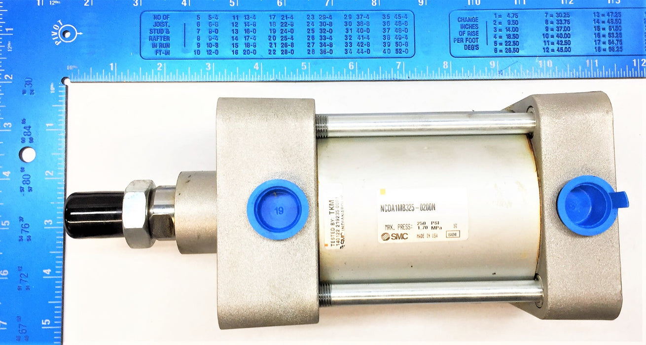 SMC Tie-Rod Cylinder Actuator NCDA1MB325-0200N NOS