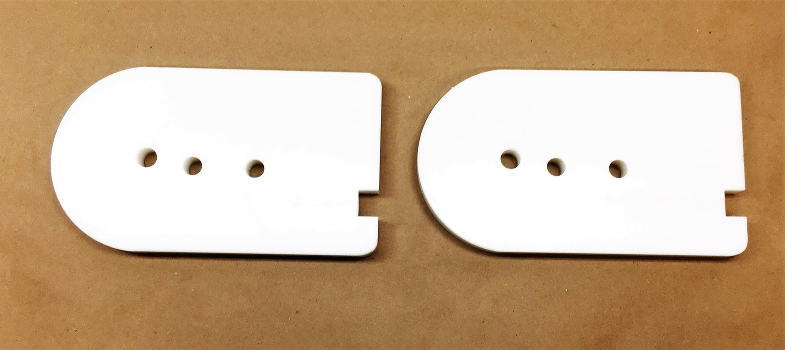 Maf Industries Set Of 2 Conveyor Belt Tension Chain Filler Plate 3422552 NOS