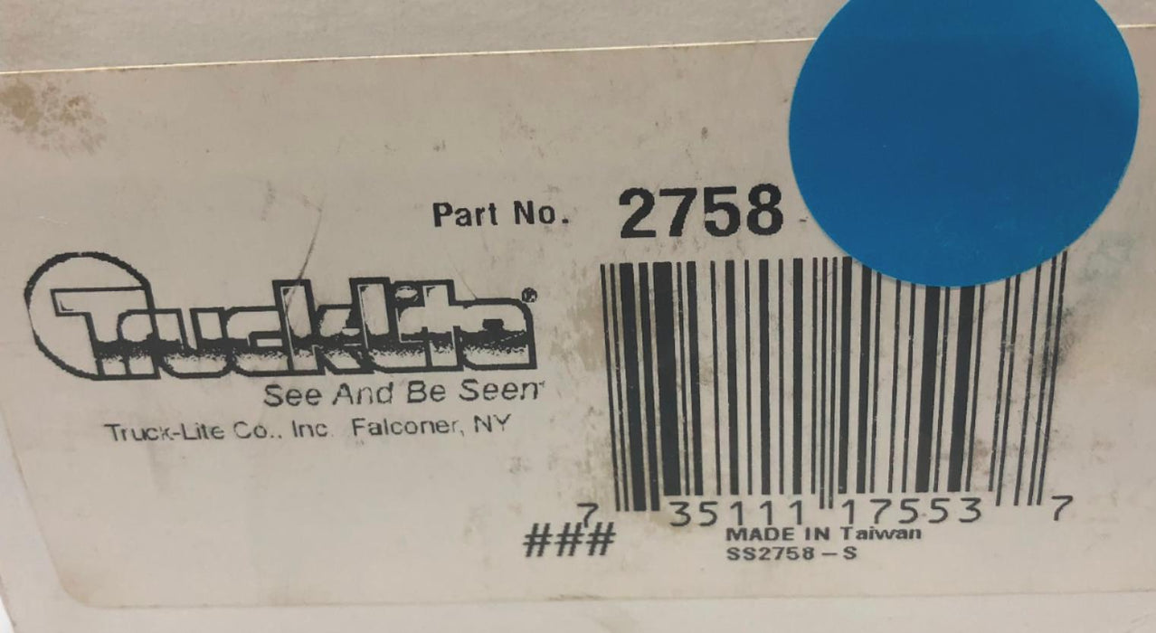 Truck-Lite Double Face Pedestal Lamp SAE S2T216P-07 (2758) NOS