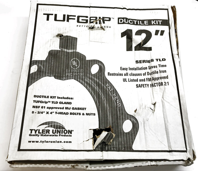 Tyler "Tuffgrip" 12" Mechanical Ductile Iron Restraint Gland Pack 1141