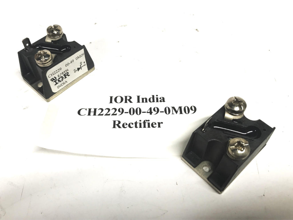 IOR India Forklift Rectifier CH2229-00-49-0M09 [Lot of 2] NOS