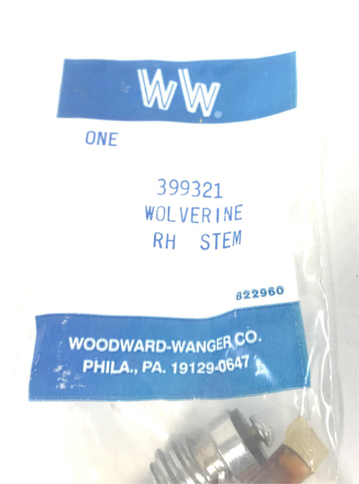 Woodward-Wanger Wolverine RH Stem 399321 NOS