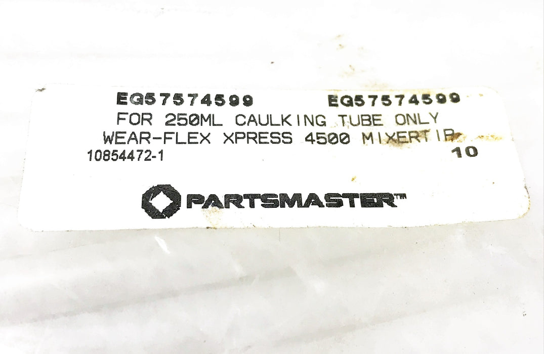 Partsmaster 250mL "WearFlex Xpress" Caulking Mixer Tip EG57574599 [Lot of 5] NOS