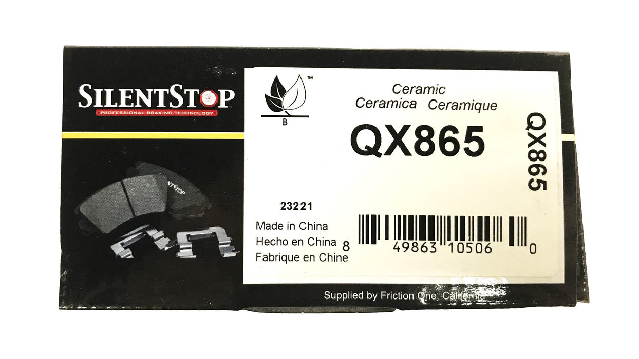 Silent Stop Semi-Metallic Brake Pad Kit QX865 NOS