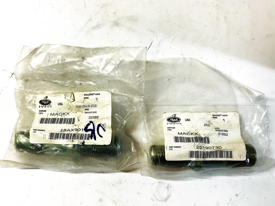 Mack Wheel Stud 18AX901 [Lot of 2] NOS