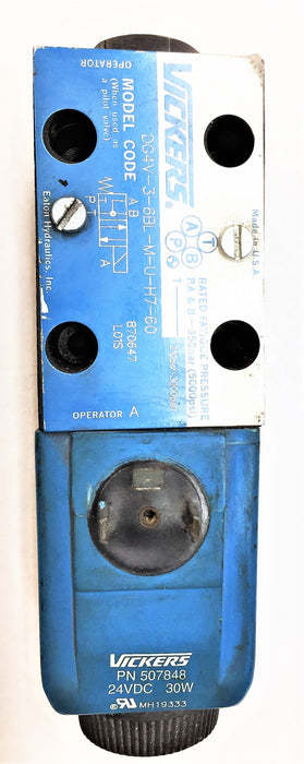 EATON VICKERS Directional Control Valve DG4V-3-6BL-M-U-H7-60 USED