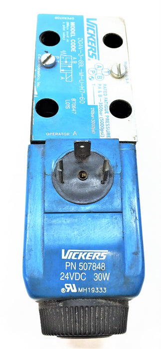 EATON VICKERS Directional Control Valve DG4V-3-6BL-M-U-H7-60 USED