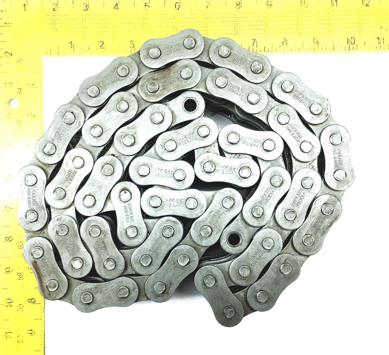 HKK Chain 5 Foot 7 Inch Double Roller Chain HKK16B USED