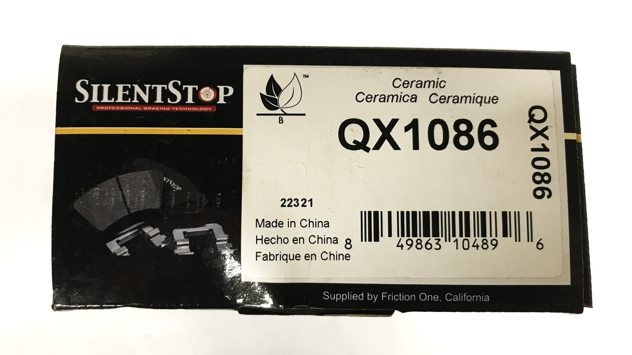 Silent Stop Semi-Metallic Brake Pad Kit QX1086 NOS